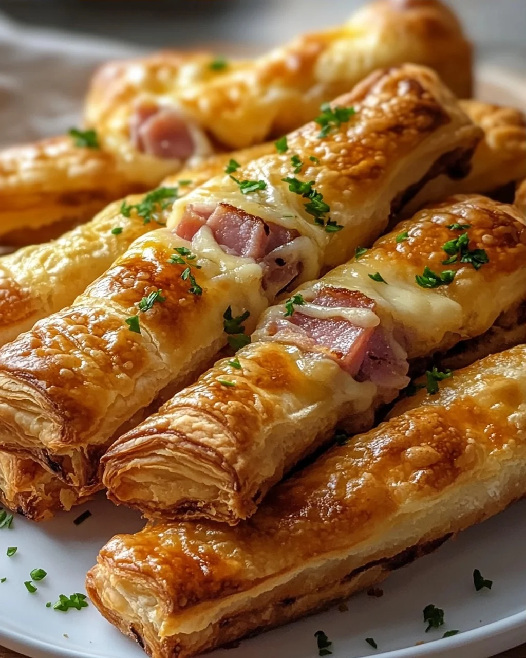 Beef Ham And Cheese Puff Pastry Sticks: Delicious and Crispy!