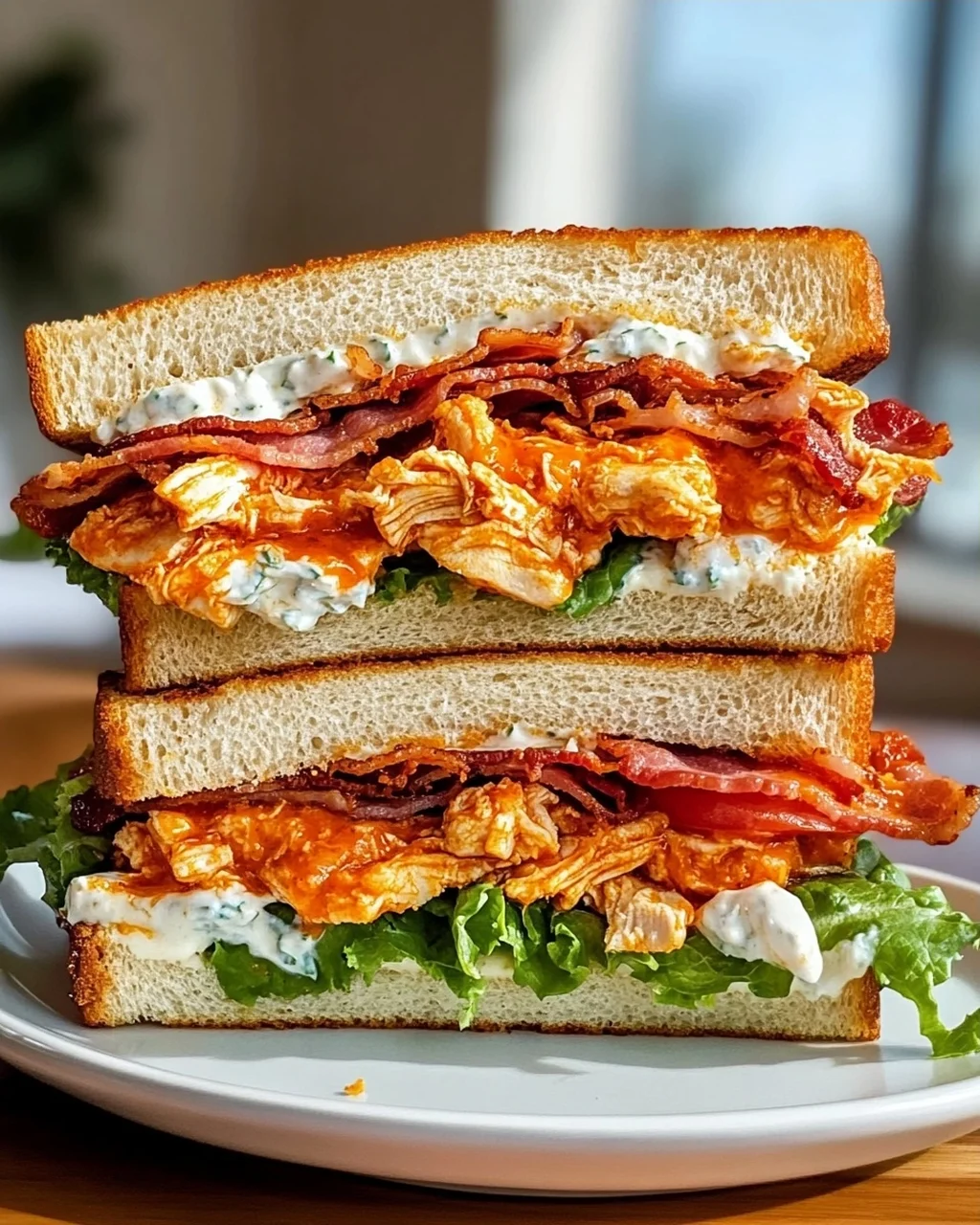 Buffalo Chicken Ranch Club Sandwich – Schnell & Lecker!