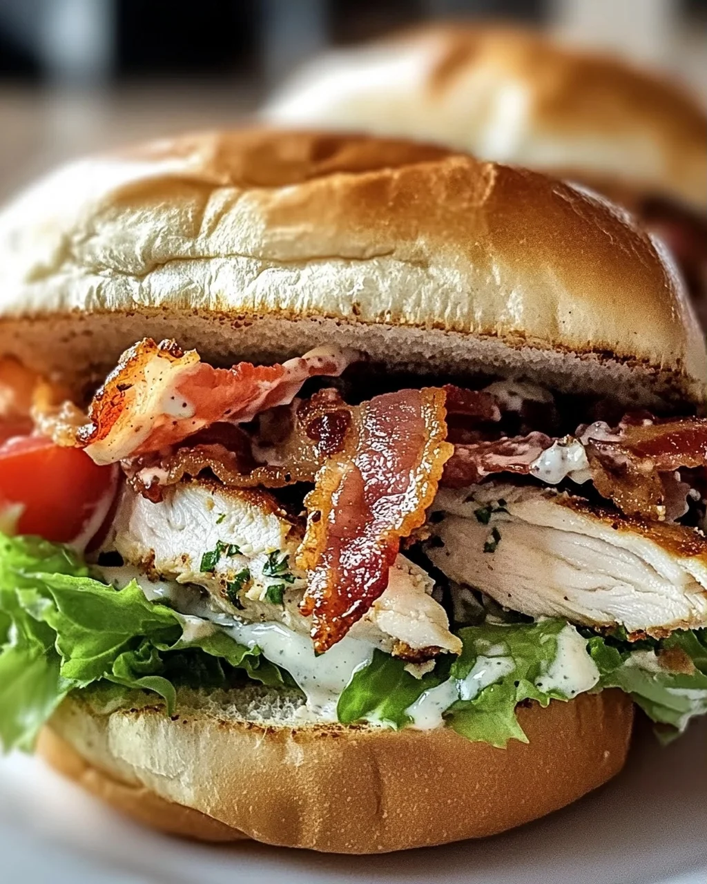 Chopped Chicken Beef Bacon Ranch Sandwich: Blitz-Geschmacksbombe!