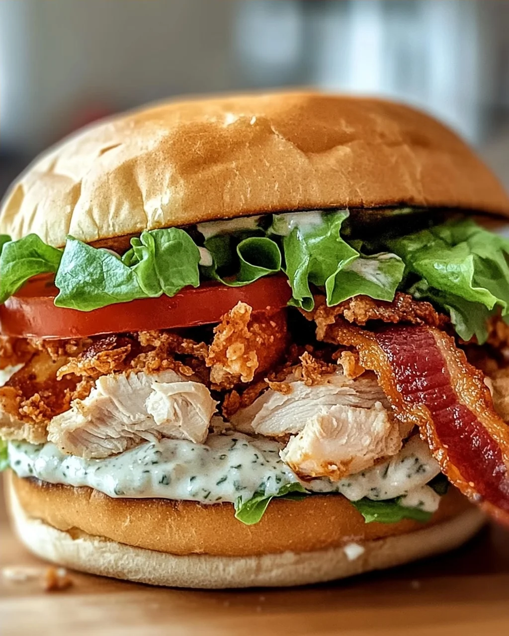 Chopped Chicken Beef Bacon Ranch Sandwich: Blitz-Geschmacksbombe!