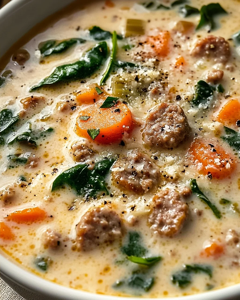Creamy Italian Sausage Soup