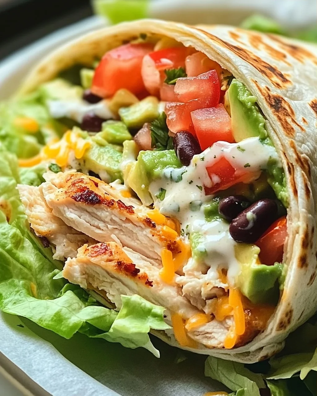 Cremige Chicken Avocado Ranch Burritos – Schnell & Lecker!