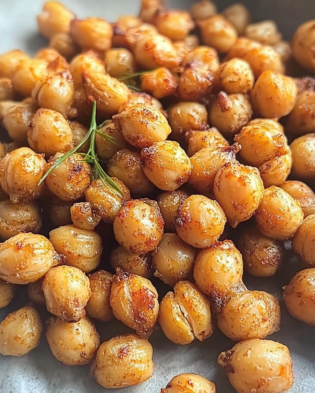 Dillgurken geröstete Kichererbsen für Knabberspaß