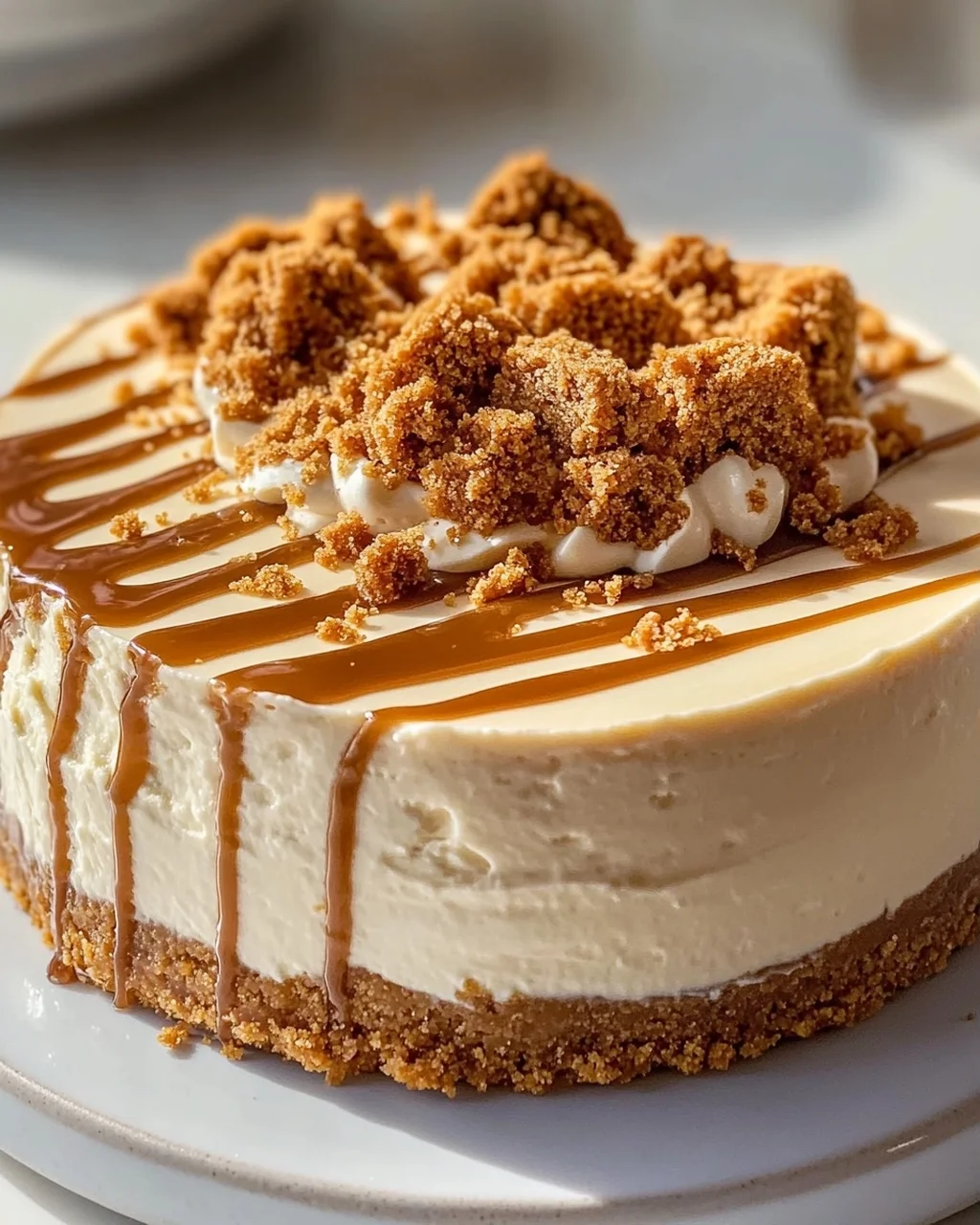 Einfacher Biscoff Cheesecake: Cremig-leckerer Genuss ohne Backen!