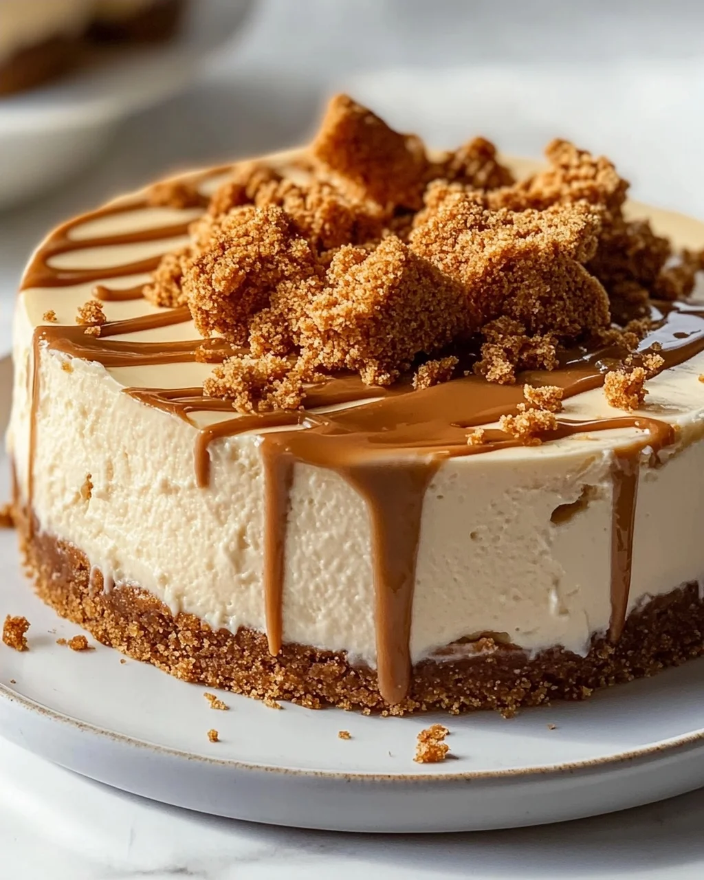 Einfacher Biscoff Cheesecake: Cremig-leckerer Genuss ohne Backen!