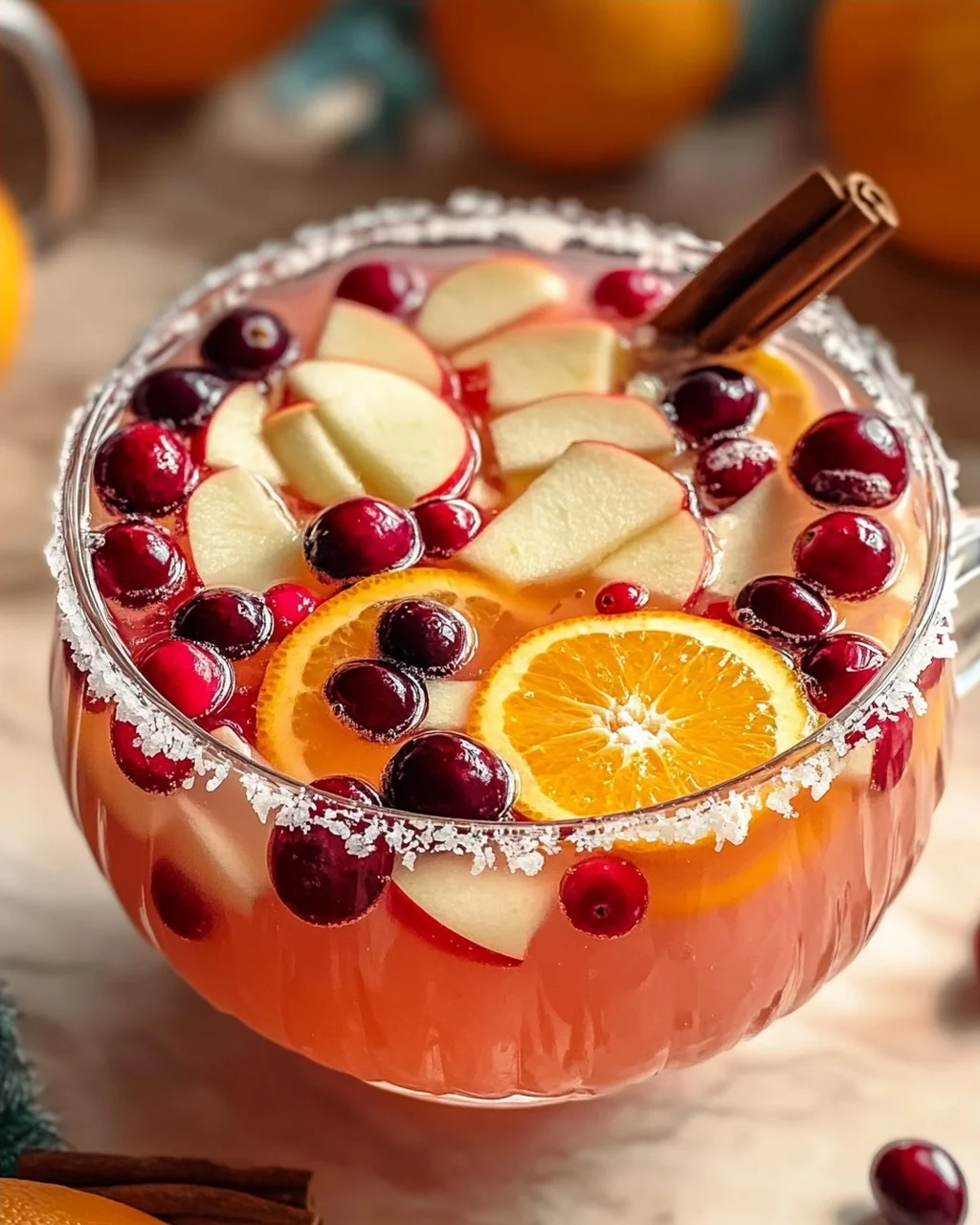 Erfrischender Thanksgiving Punch: Das perfekte Rezept ohne Alkohol!