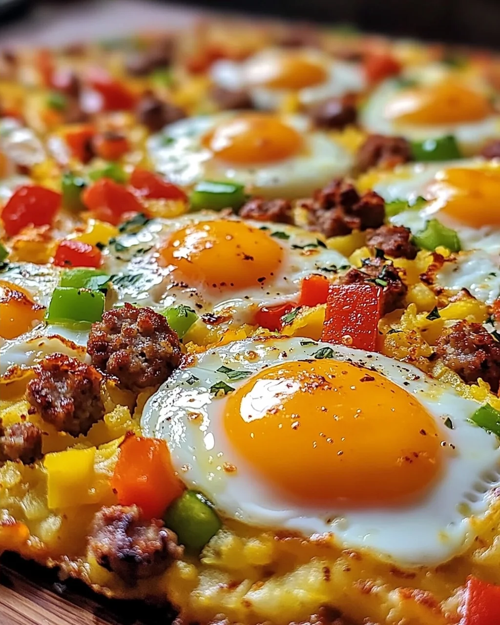 Frühstückspizza Kartoffelrösti Kruste für Genießer