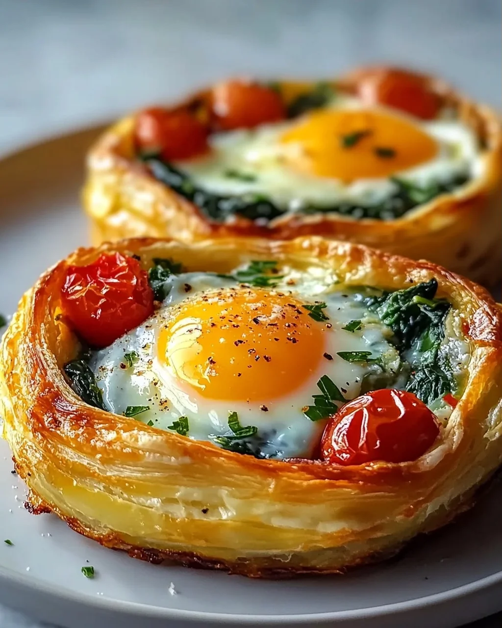Gebackene Eier Napoleon: Köstliches einfaches Brunch Rezept
