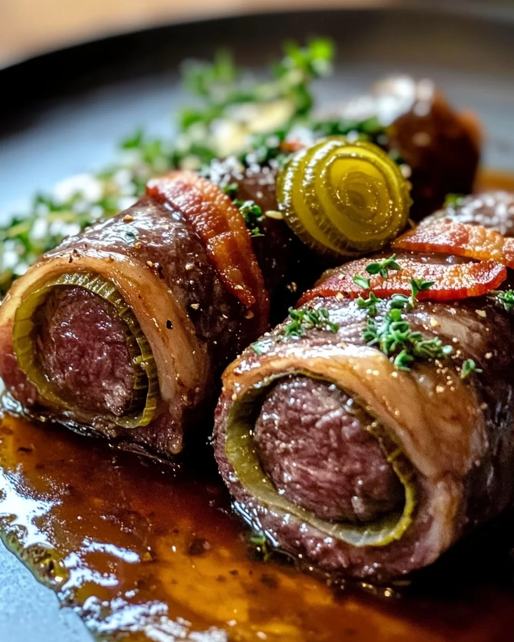 Juicy Beef Rouladen with Delicious Filling – Discover the Recipe!