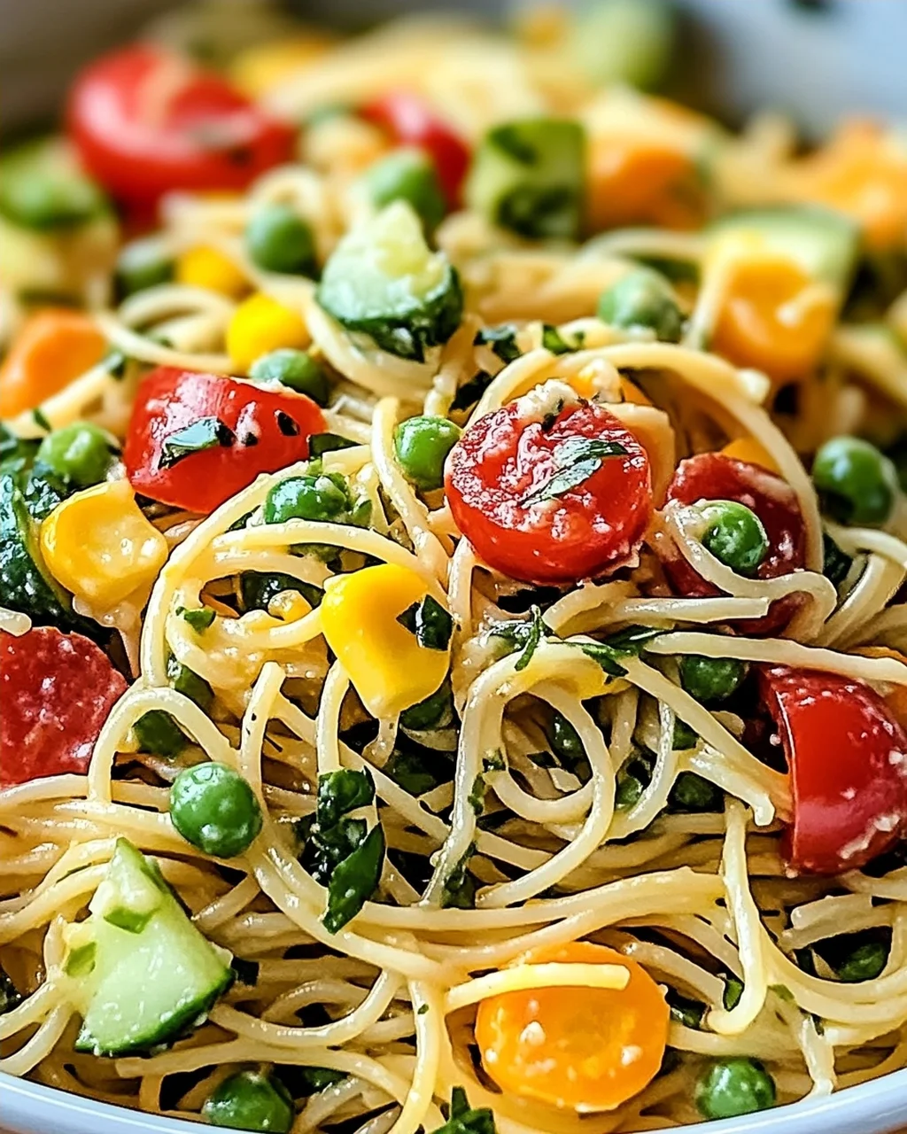 Kalifornischer Spaghetti-Salat