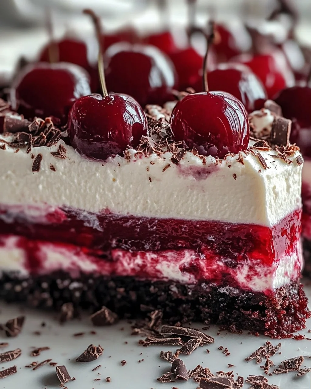 Kirschtorte mit Stracciatellacreme