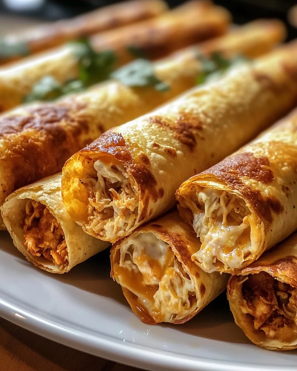 Knusprige Hähnchen-Taquitos: Ofengebacken zum Genießen!