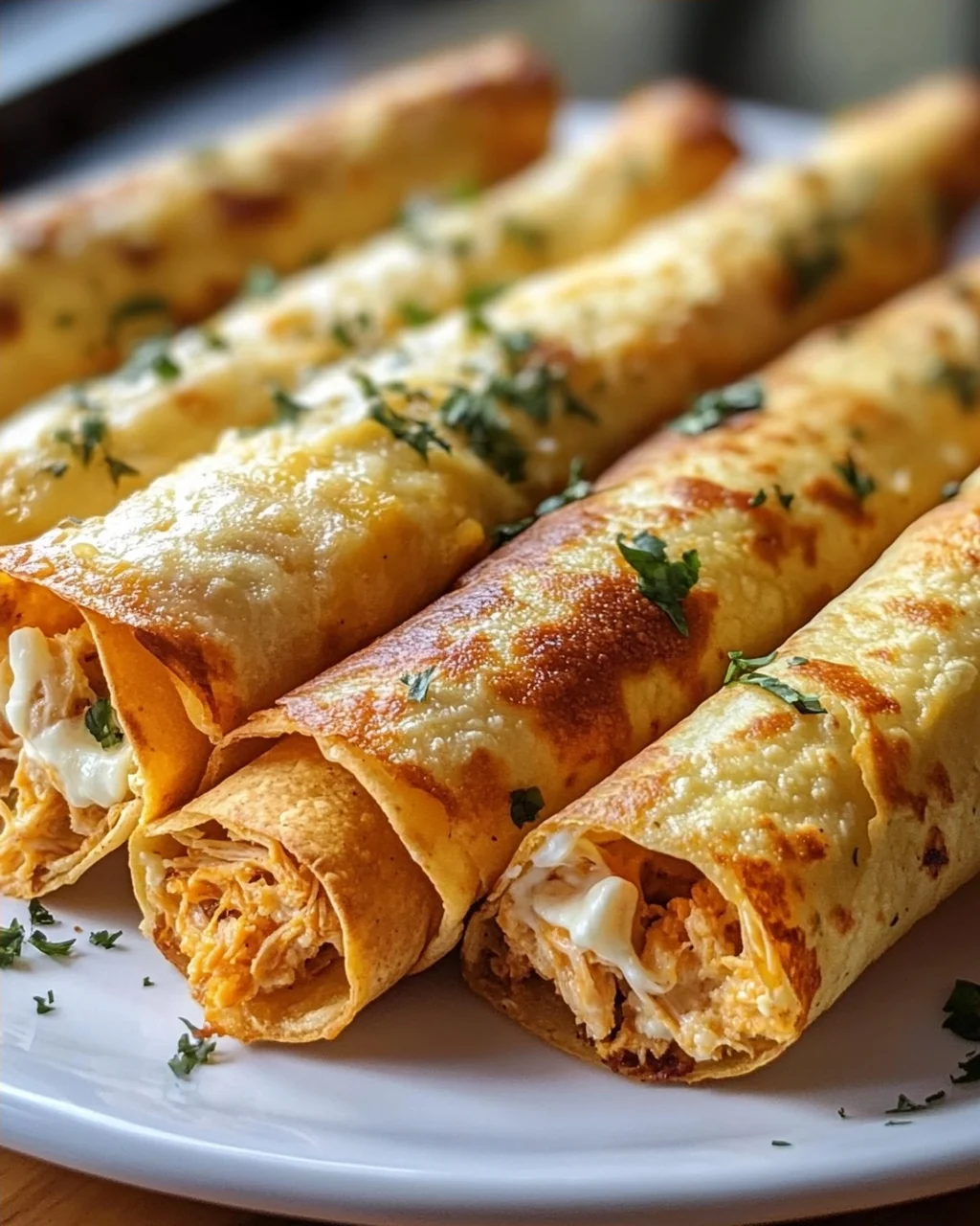 Knusprige Hähnchen-Taquitos: Ofengebacken zum Genießen!