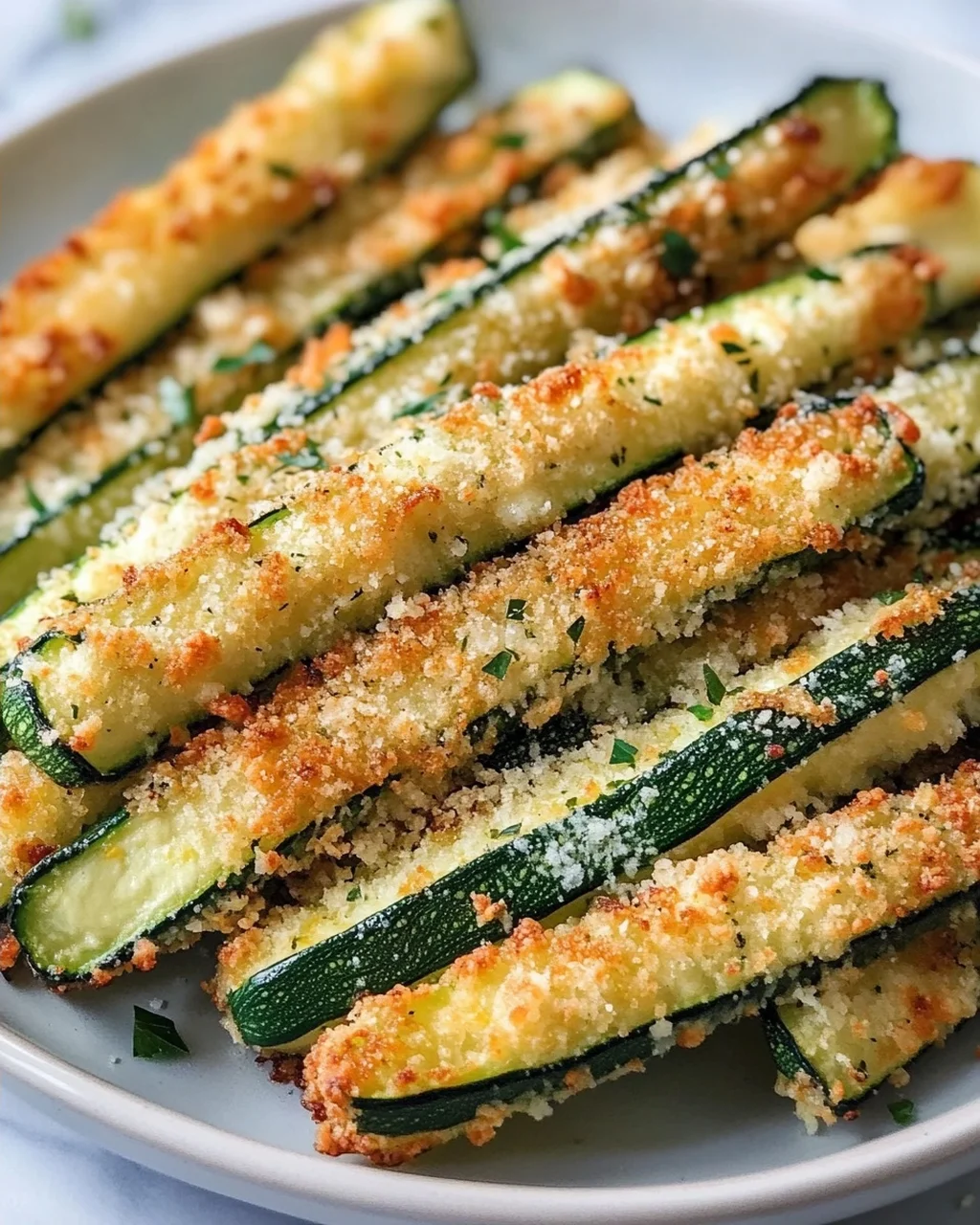 Knusprige Knoblauch-Parmesan Zucchini Fries – Einfach & Lecker