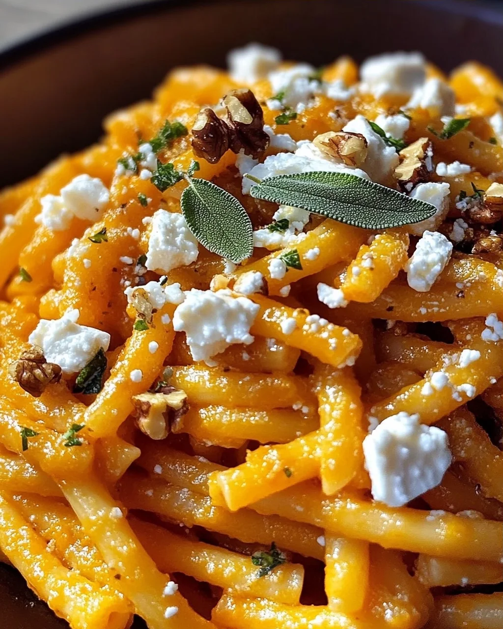 Kürbis Nudeln Mit Feta: Einfaches & Leckeres Herbstgericht!