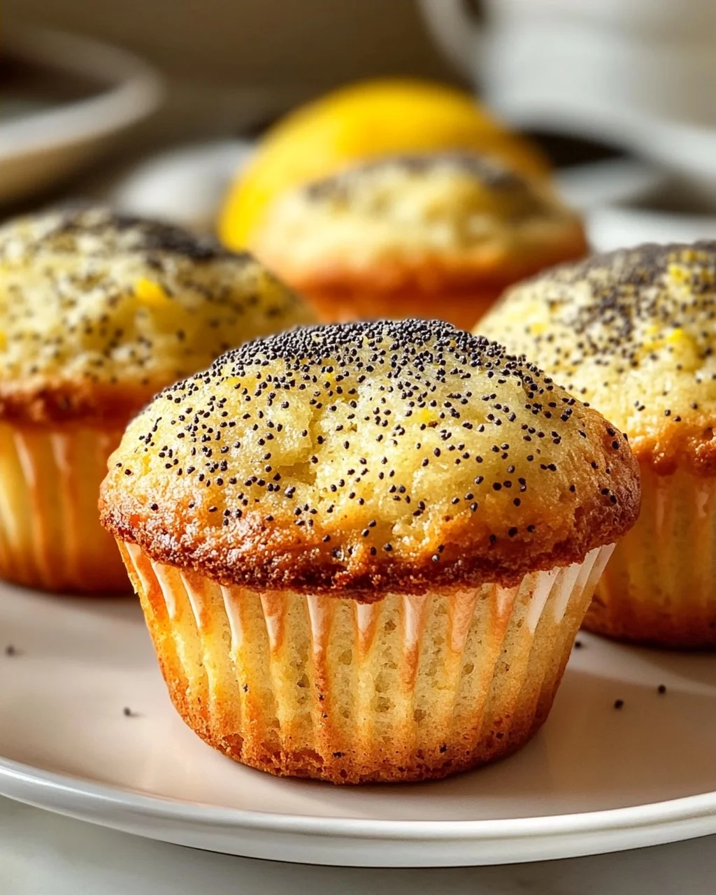 Lemon Poppy Seed Frühstücksmuffins – Frisch & lecker!