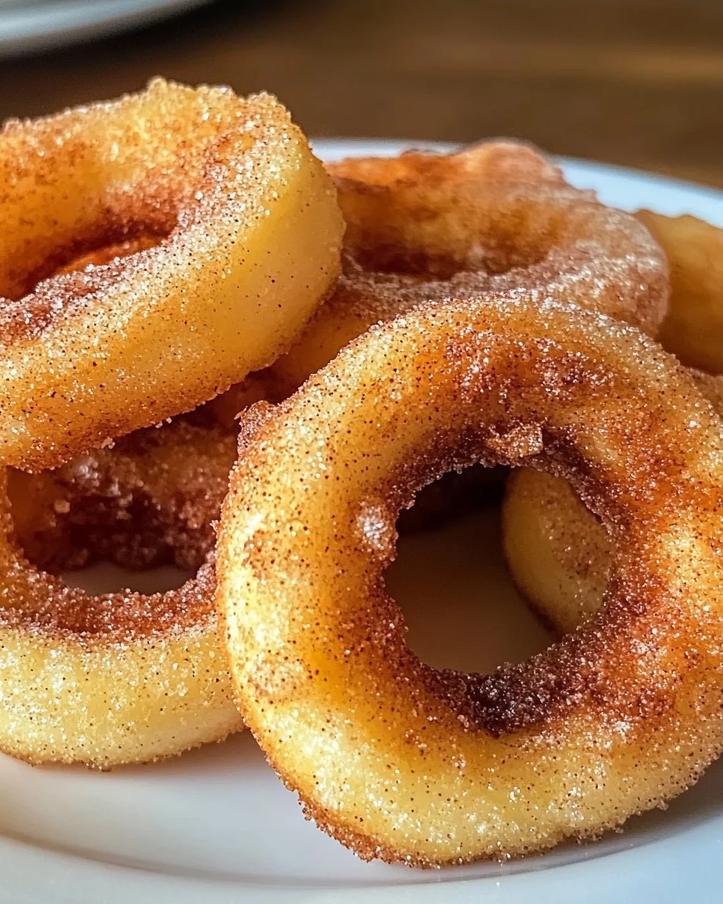 Luftfritteuse Zimt-Apfelringe so einfach und lecker