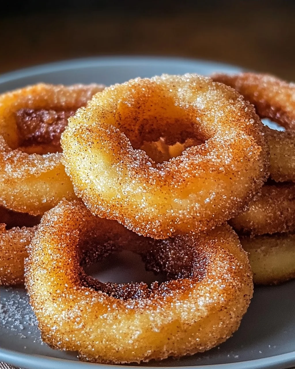 Luftfritteuse Zimt-Apfelringe so einfach und lecker