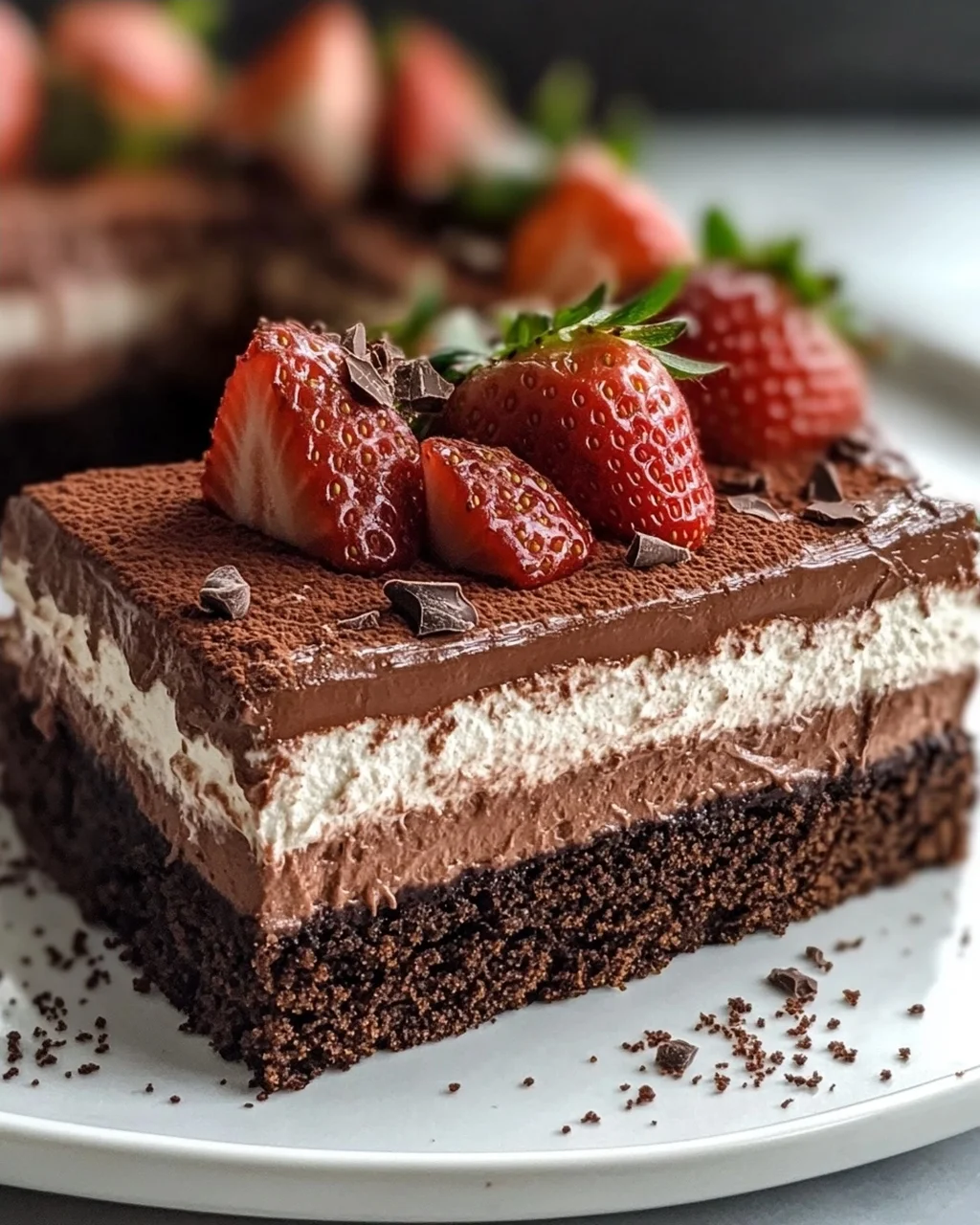No Bake Erdnon-alcoholic beer Schoko Torte Mit Keksboden