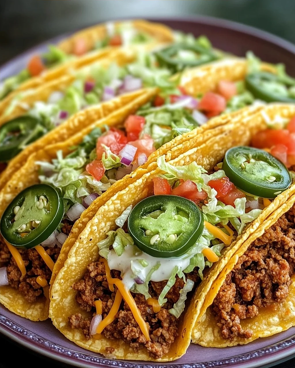 Ofen-gebackene käsige Tacos Knuspriges Gefülltes Rezept