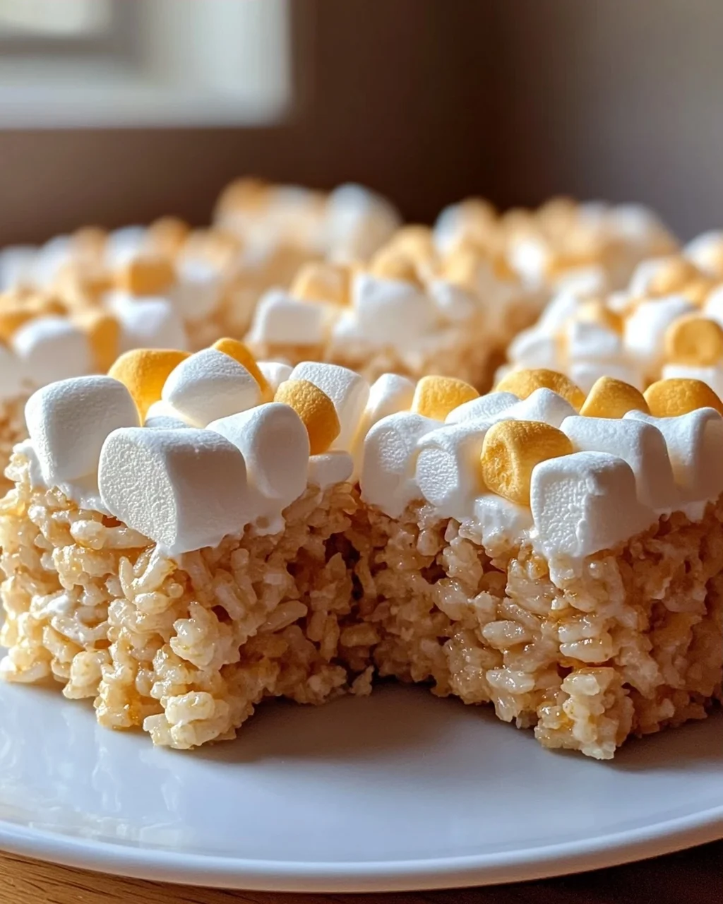 Puff Marshmallow Reiskrispie Riegel: Luftig, Süß, Schnell!