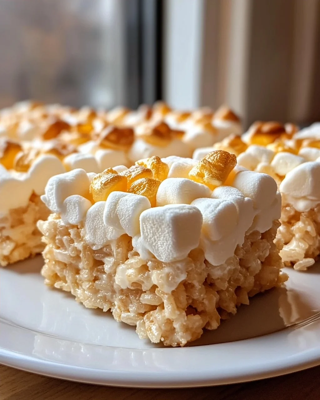 Puff Marshmallow Reiskrispie Riegel: Luftig, Süß, Schnell!