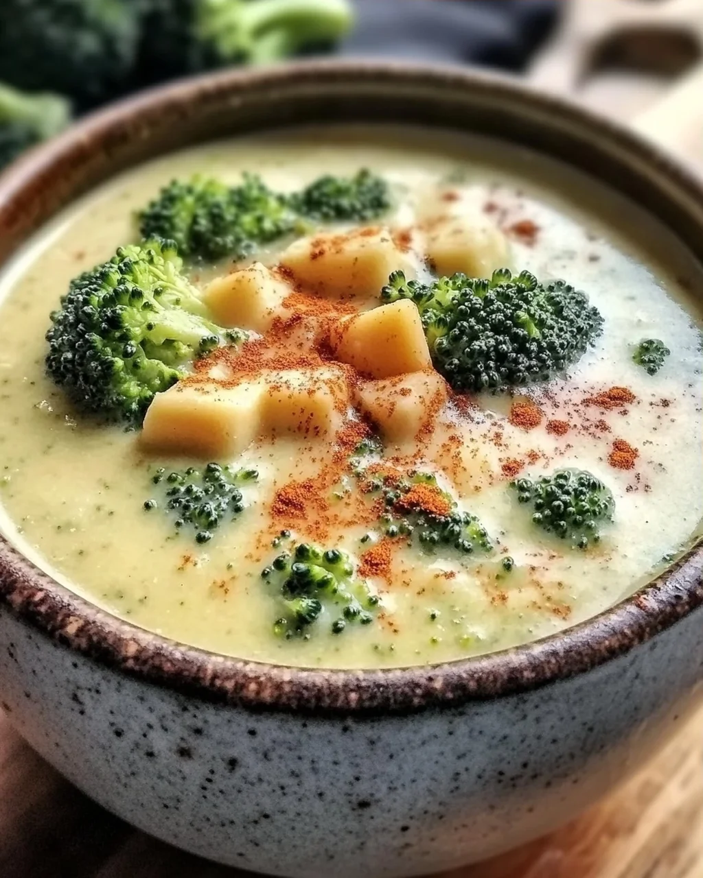 Räuchergouda-Brokkolisuppe für Gemütliche Abende