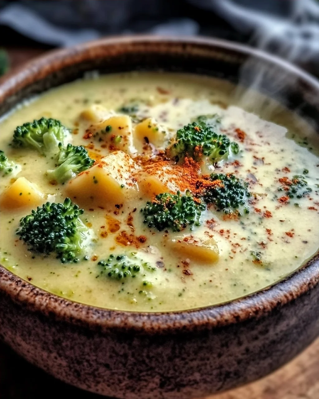 Räuchergouda-Brokkolisuppe für Gemütliche Abende