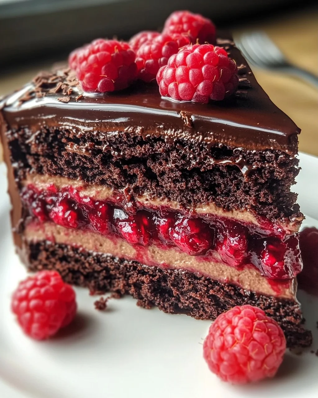 Reichhaltiger Schokoladen-Himbeer-Kuchen Rezept - unwiderstehlich!