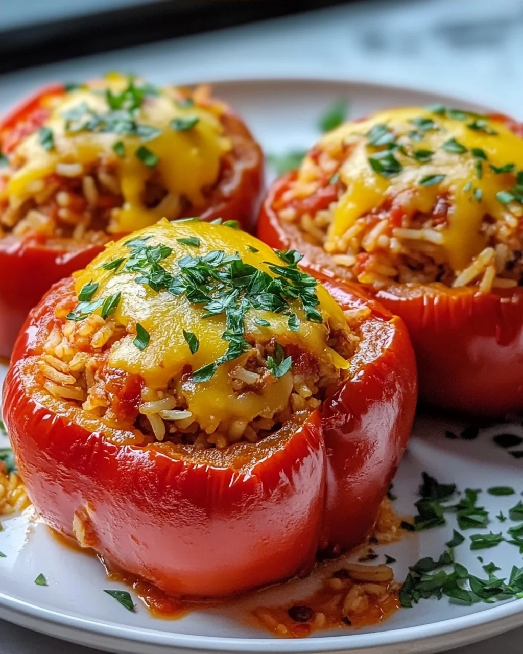 Saftige Hähnchen-Paprika mit Tomatensauce – Einfach Lecker!