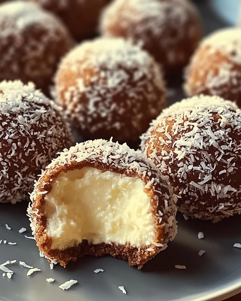 Schnelle Käsekuchen-Kugeln