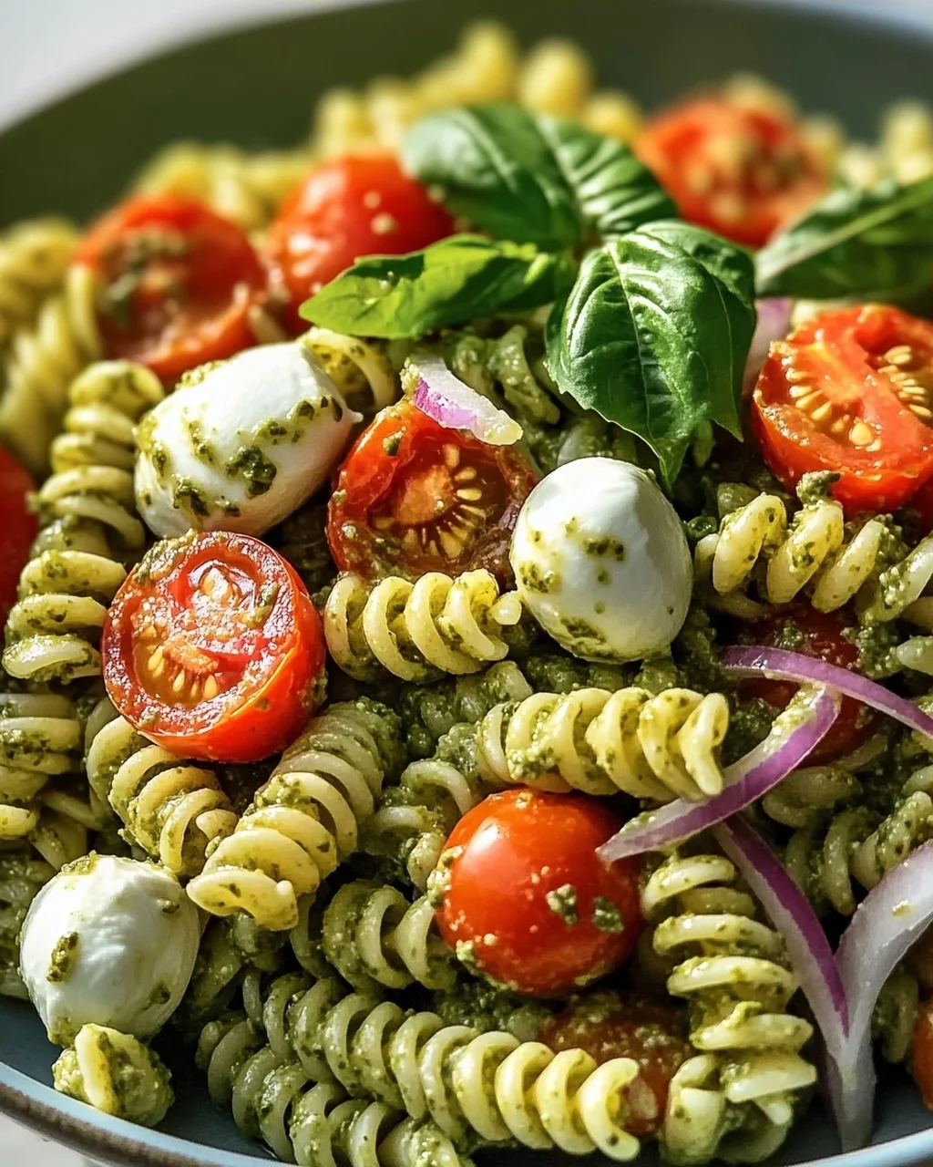 Sommerlicher Pesto Pasta Salat: Schnell & Frisch!
