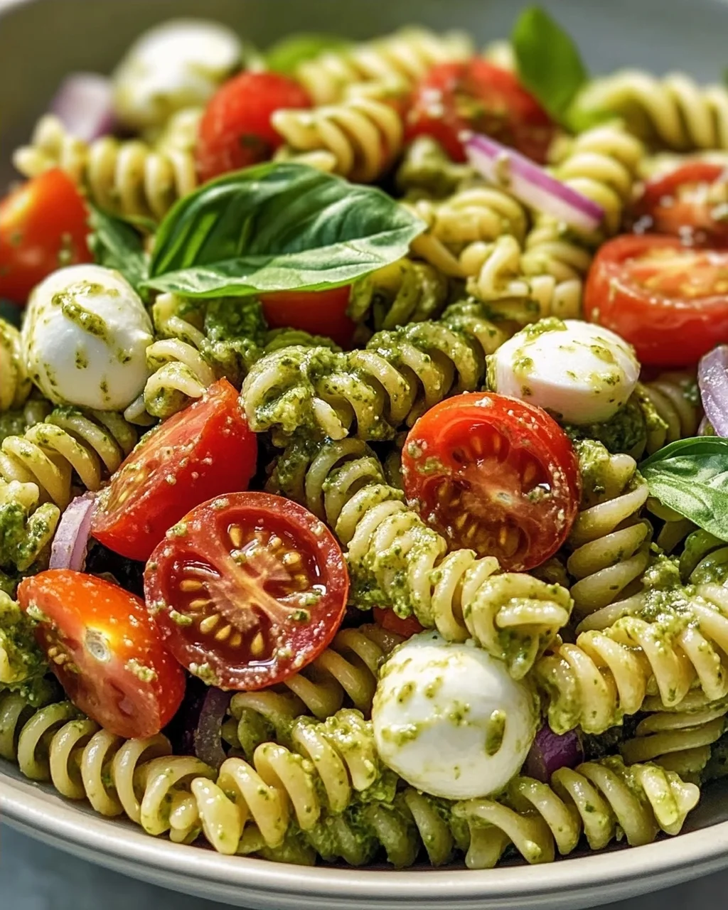 Sommerlicher Pesto Pasta Salat: Schnell & Frisch!