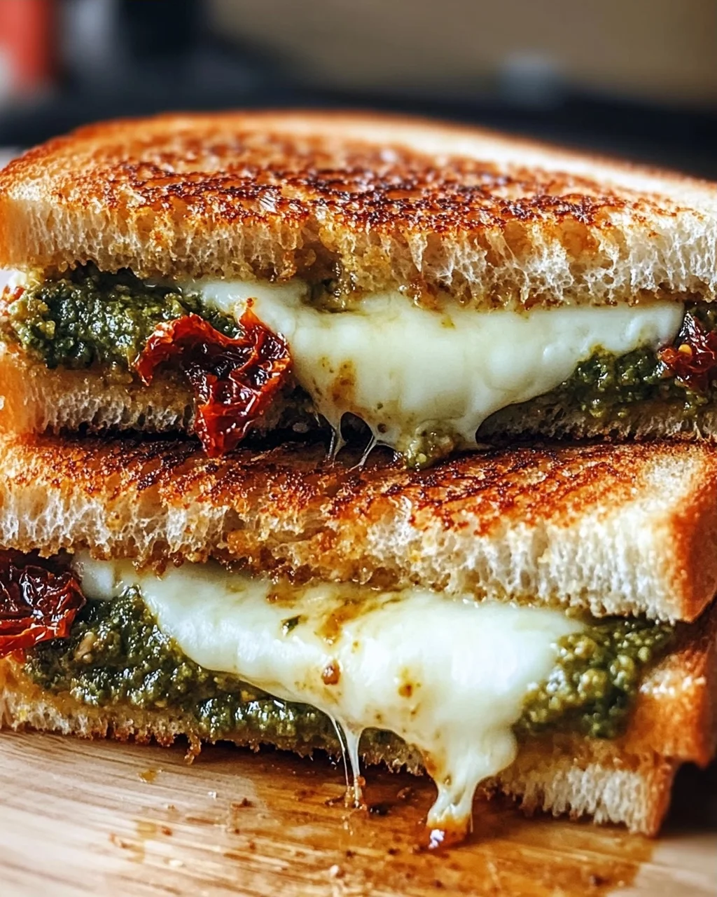 Sonnengetrocknete Tomaten Pesto Grilled Cheese