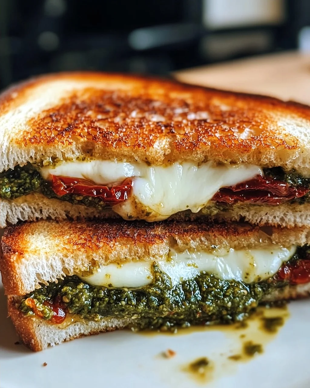 Sonnengetrocknete Tomaten Pesto Grilled Cheese