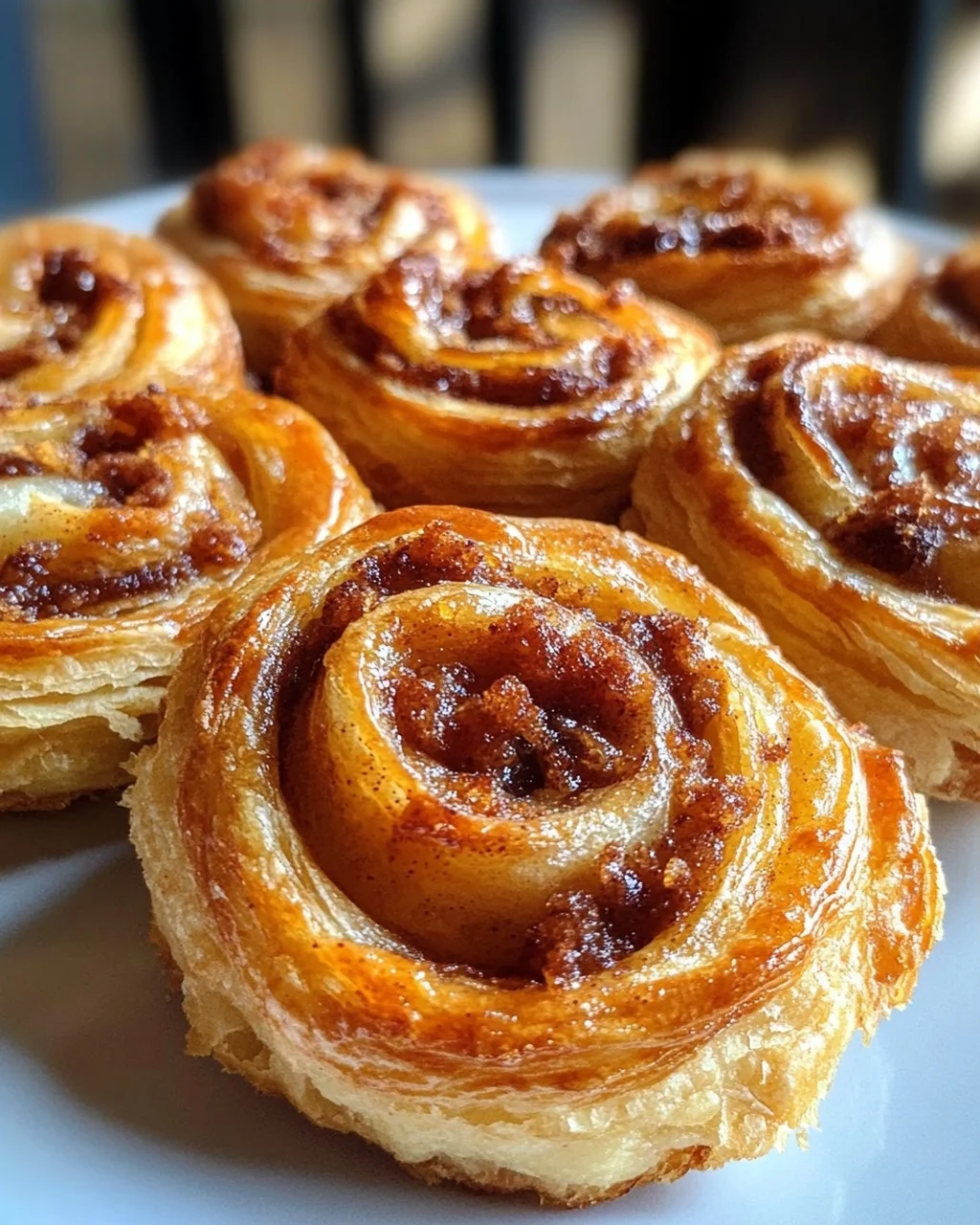 Süße Blätterteigschnecken aus der Heißluftfritteuse