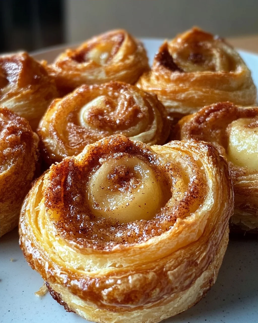 Süße Blätterteigschnecken aus der Heißluftfritteuse