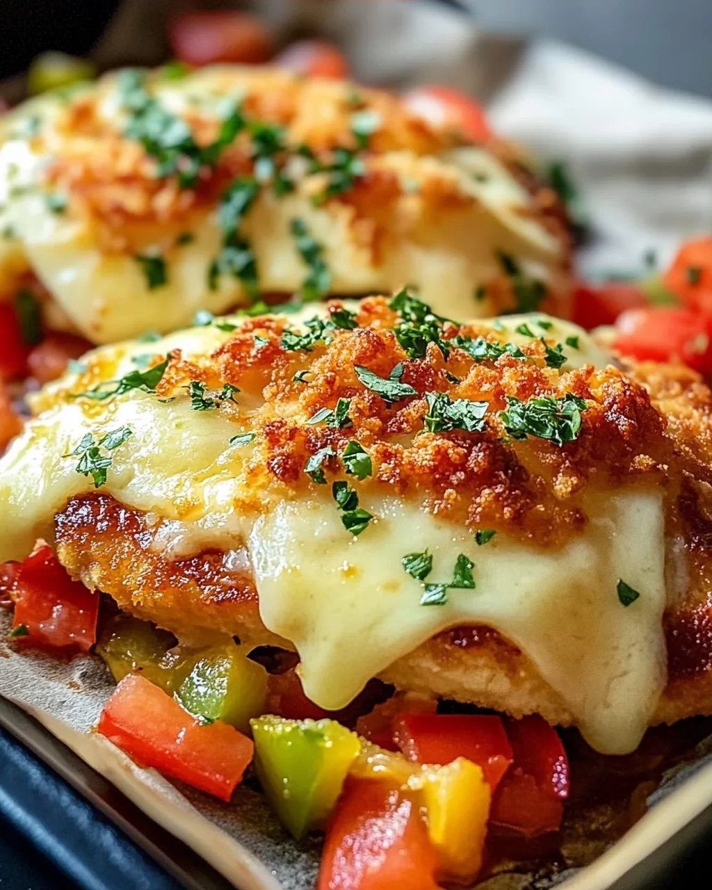 Überbackene Partyschnitzel aus dem Ofen – Ein Genuss!