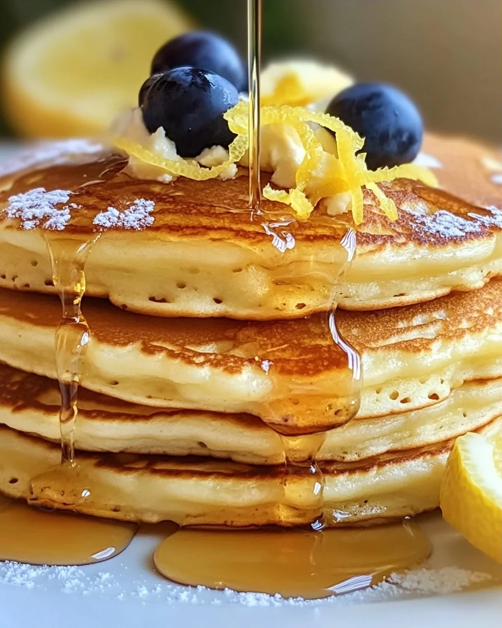 Zitronen-Ricotta-Pfannkuchen für dein perfektes Brunch