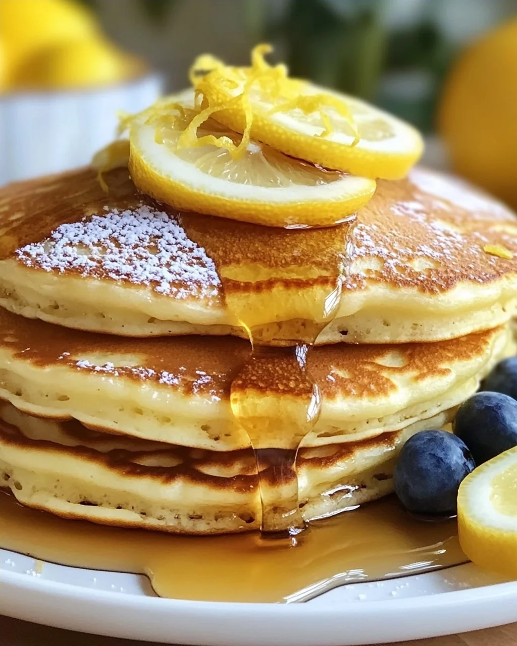 Zitronen-Ricotta-Pfannkuchen für dein perfektes Brunch